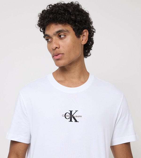 Calvin Klein Calvin Klein - White Round Neck T-Shirts