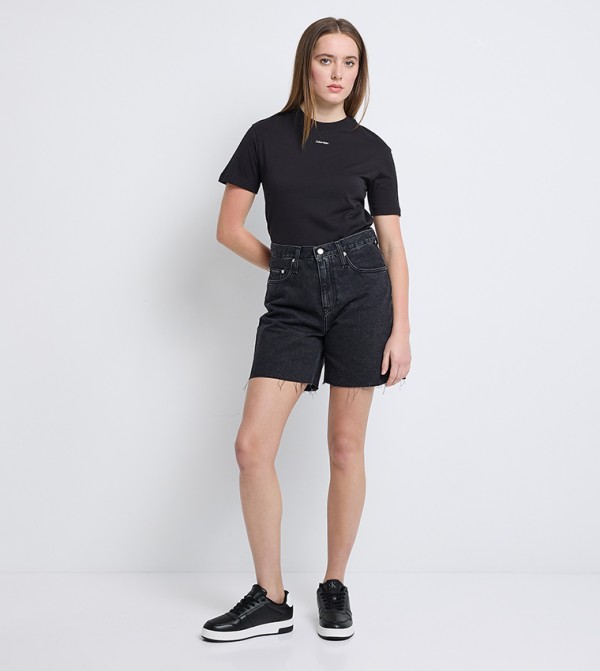 كالفين كلاين كالفين كلاين - أسود Short Sleeve T-Shirts
