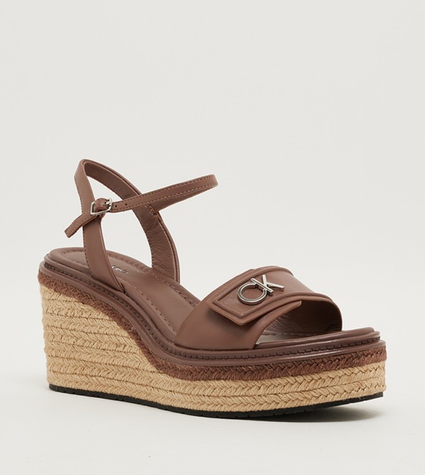 Calvin Klein  Wedges - Brown Wedges