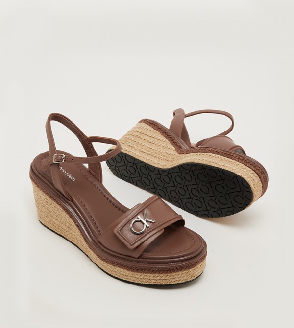 Calvin Klein  Wedges - Brown Wedges