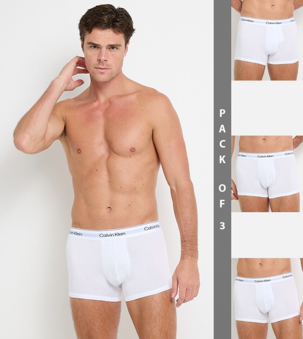 Calvin Klein Calvin Klein Underwear - White Trunks & Briefs