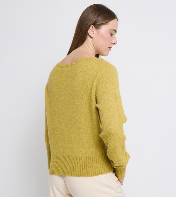 Calvin Klein Jeans  Sweaters - Green V-neck Sweaters