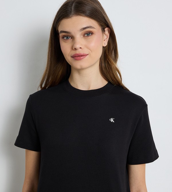 Calvin Klein Jeans  Clothing - Black Casual T-Shirts