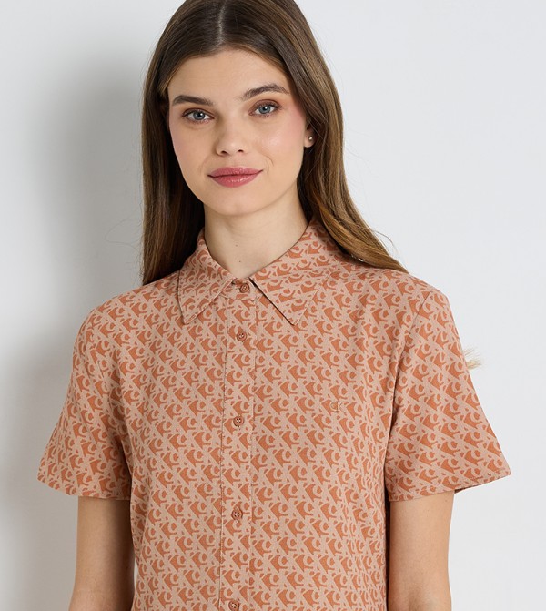 Calvin Klein Calvin Klein - Beige Shirt & T-Shirt Dresses