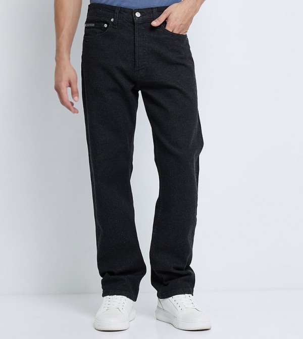 كالفين كلاين كالفين كلاين - أسود Straight Jeans