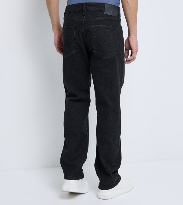 كالفين كلاين كالفين كلاين - أسود Straight Jeans