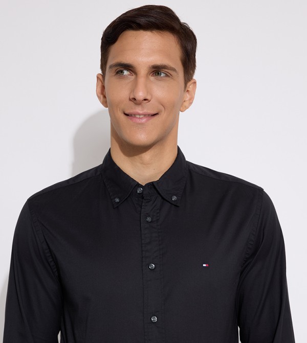 Tommy Hilfiger Tommy Hilfiger - Black Casual Shirts