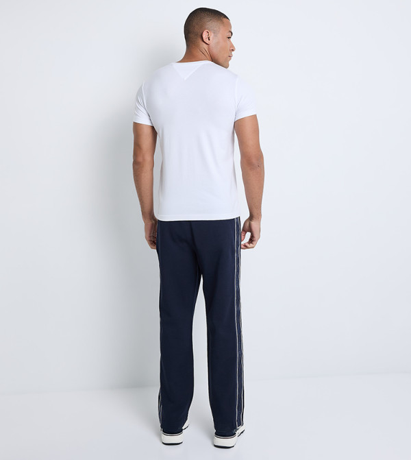 Tommy Hilfiger - White Round Neck T-Shirts