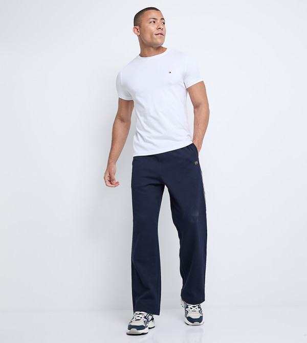 Tommy Hilfiger - White Round Neck T-Shirts