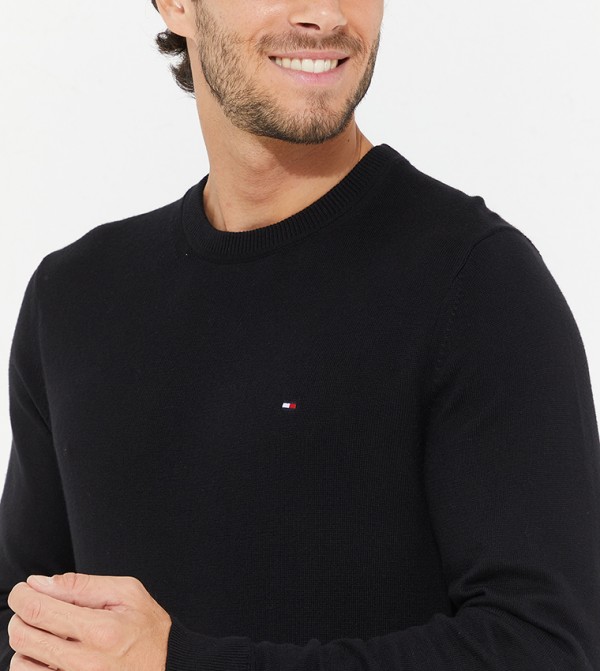 Tommy Hilfiger  Clothing - Black Sweater