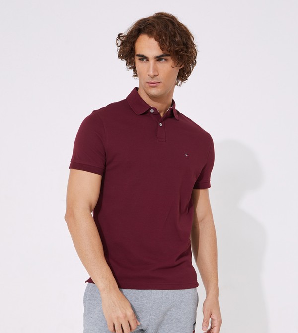 Tommy Hilfiger  Clothing - Red Polo T-shirts