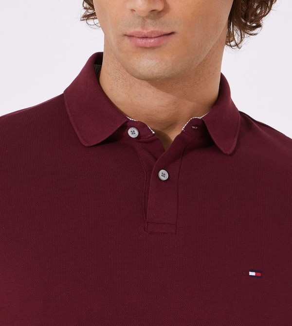 Tommy Hilfiger  Clothing - Red Polo T-shirts