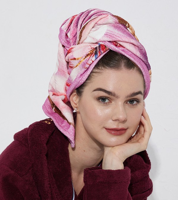 تومي جينز  أوشحة صوفية - وردي Woollen Scarves