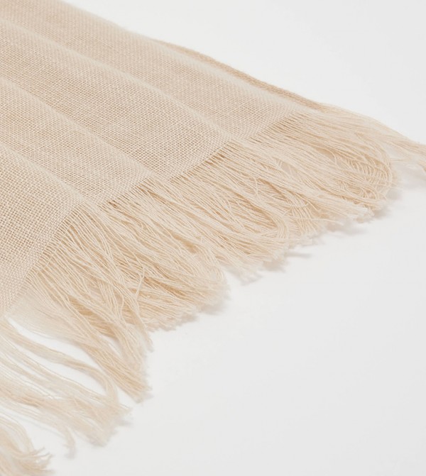 Tommy Hilfiger  Scarves - Beige Knitted Scarves