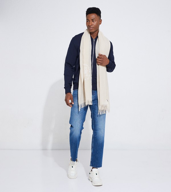 Tommy Hilfiger  Scarves - Beige Knitted Scarves
