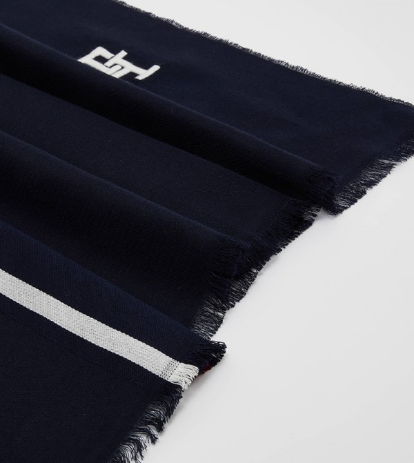 تومي هيلفيغر  أوشحة صوفية - كحلي Woollen Scarves