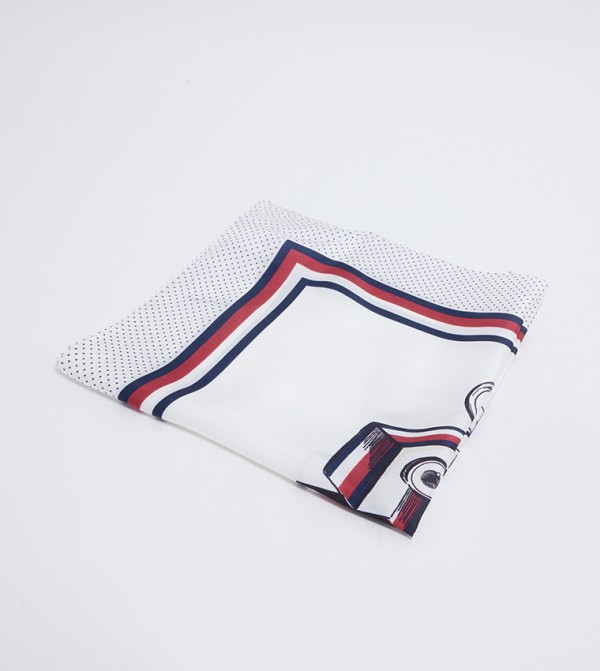 Tommy Hilfiger  Scarves - White Silk Scarves
