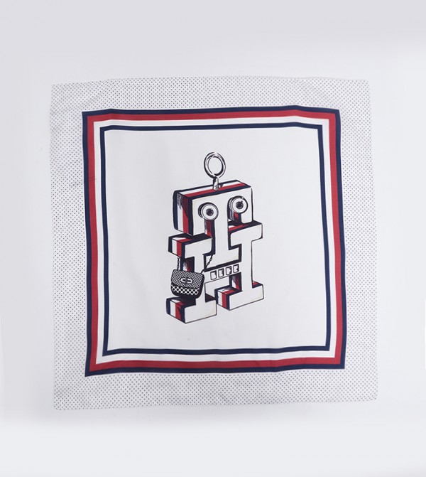 Tommy Hilfiger  Scarves - White Silk Scarves