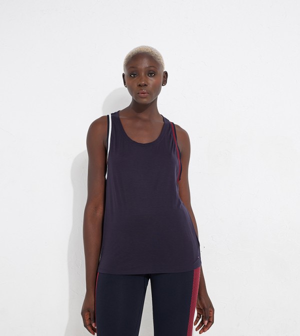 تومي هيلفيغر  بلوزات - كحلي بلايز