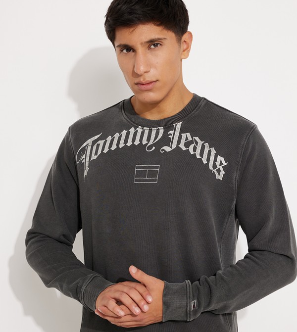 Tommy Jeans  Hoodies & Sweatshirts - Black Sweatshirts