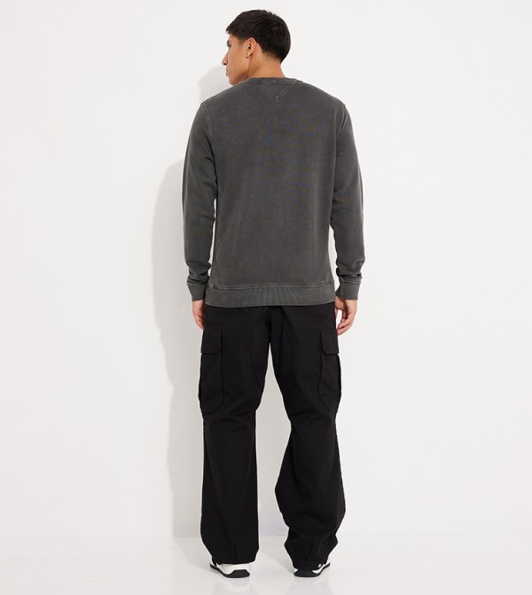 Tommy Jeans  Hoodies & Sweatshirts - Black Sweatshirts