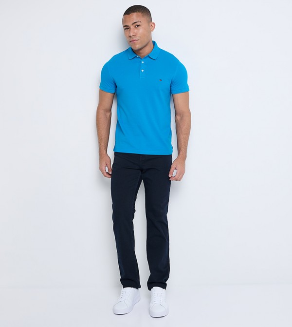 Tommy Hilfiger  Clothing - Blue Polo T-shirts