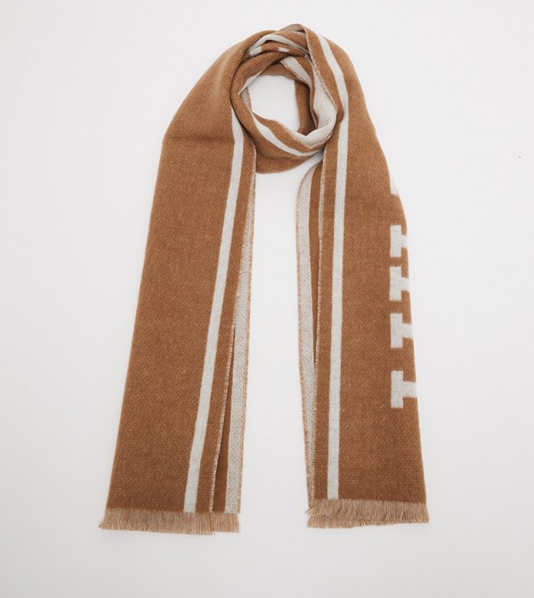 Tommy Hilfiger  Scarves - Brown Knitted Scarves