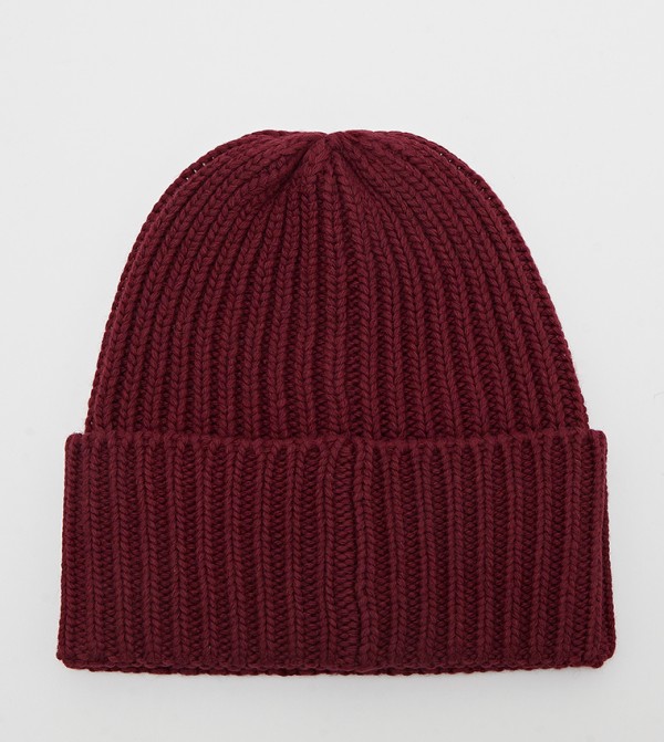 Tommy Hilfiger  Caps & Hats - Maroon Beanies