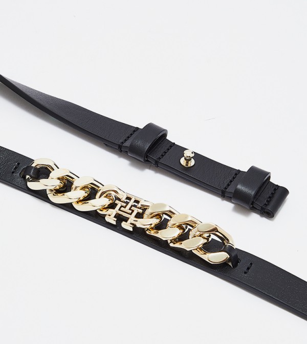 تومي هيلفيغر تومي هيلفيغر - أسود Leather Belts
