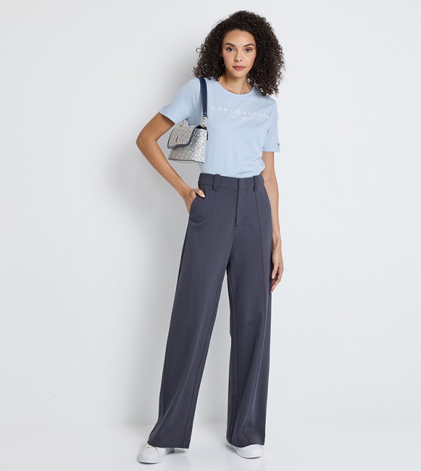 Tommy Hilfiger  T-Shirts - Blue Short Sleeve T-Shirts