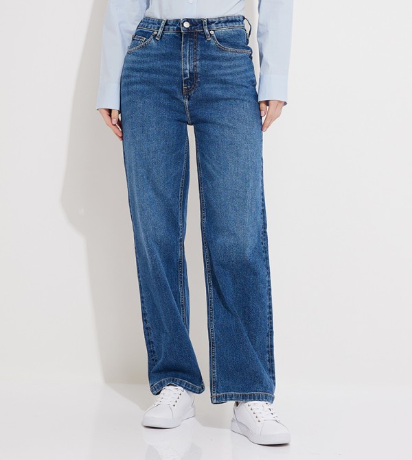 Tommy Hilfiger  kimono-denim-slipons - Blue Straight Jeans