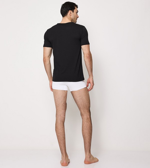 Tommy Hilfiger T-Shirts - Black Round Neck T-Shirts