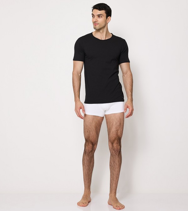 Tommy Hilfiger T-Shirts - Black Round Neck T-Shirts