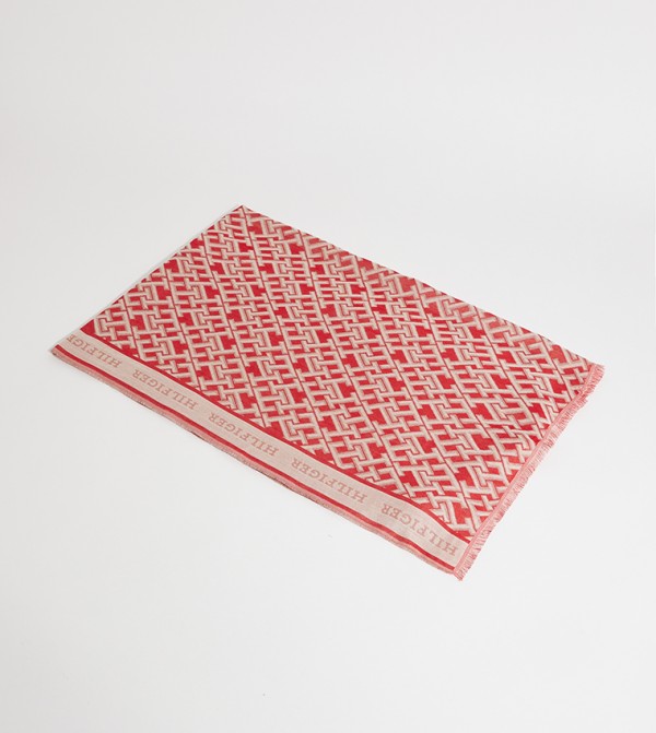 Tommy Hilfiger  Scarves - Red Woolen Scarves