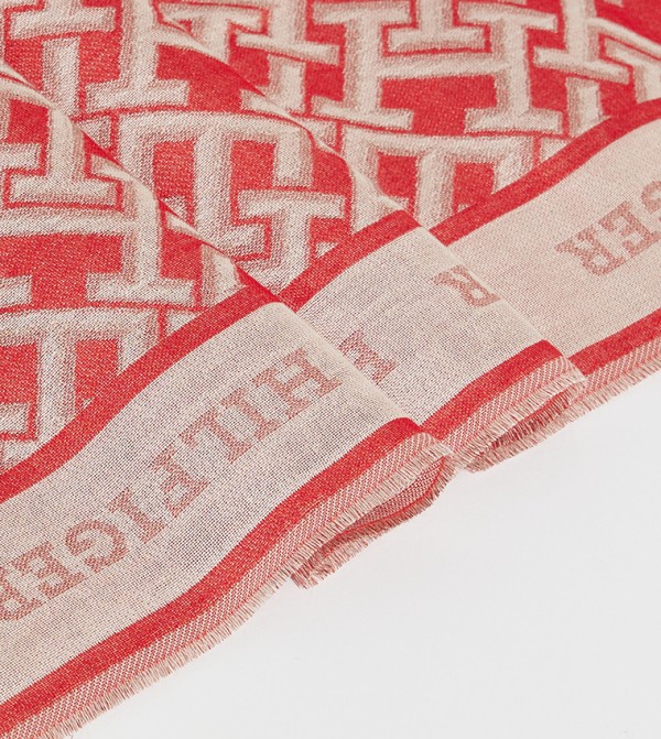 Tommy Hilfiger  Scarves - Red Woolen Scarves