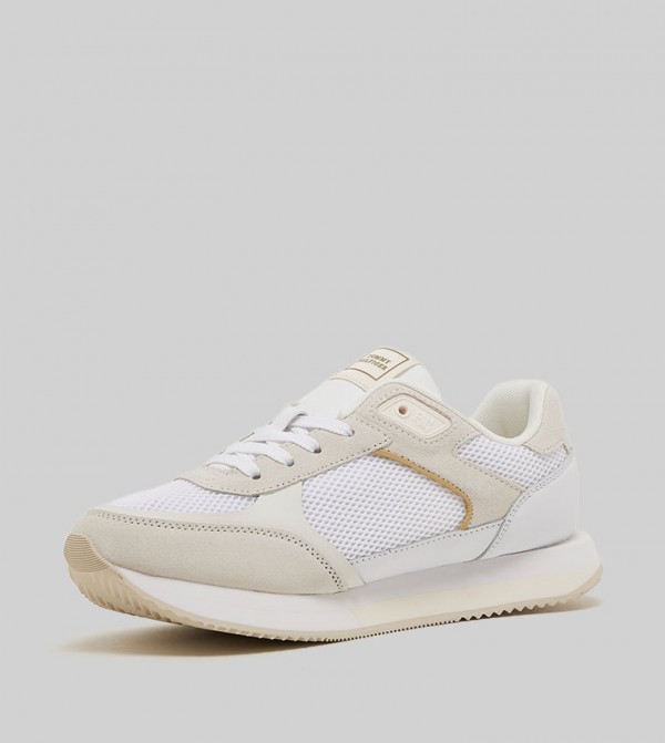 Tommy Hilfiger  Sports Shoes - White Running Shoes