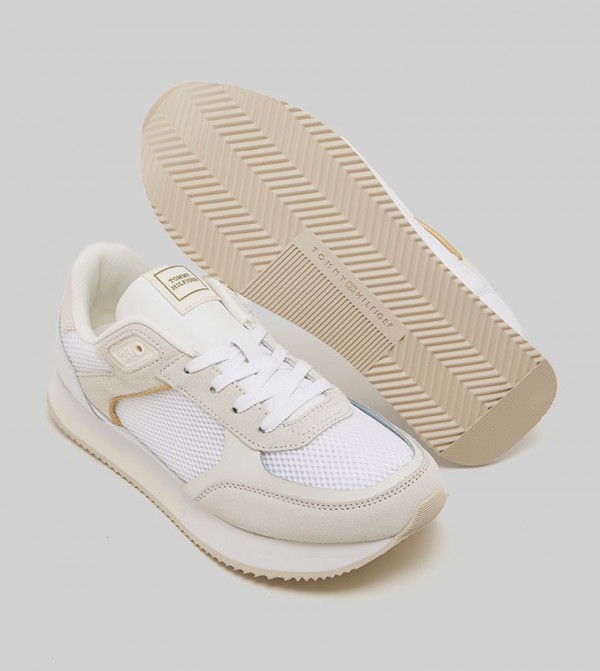 Tommy Hilfiger  Sports Shoes - White Running Shoes