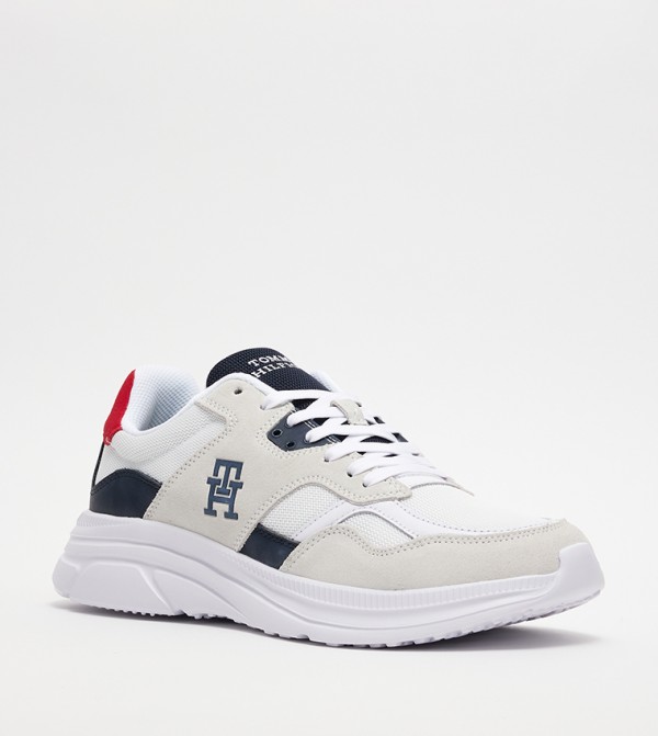 Tommy Hilfiger  - White Mid Top