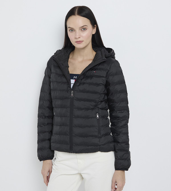 Tommy Hilfiger - Black Puffer & Quilted Jackets