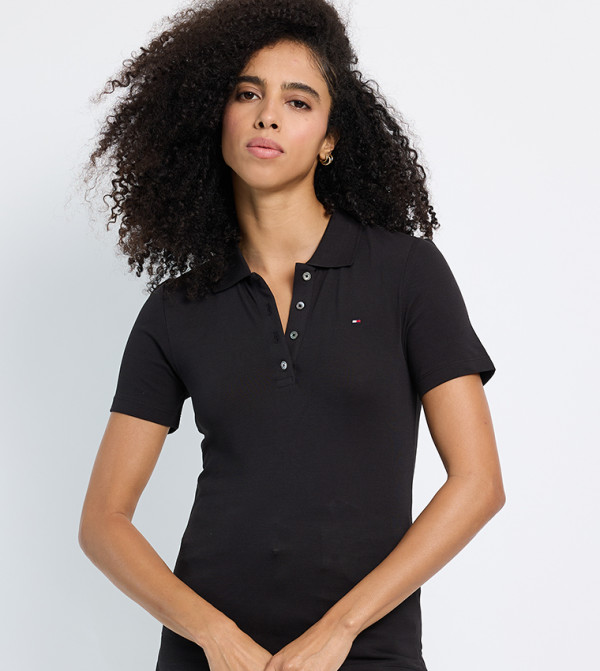 Tommy Hilfiger Clothing - Black Polo T-shirts