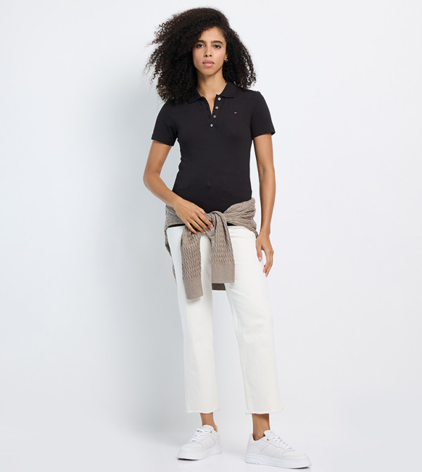 Tommy Hilfiger Clothing - Black Polo T-shirts