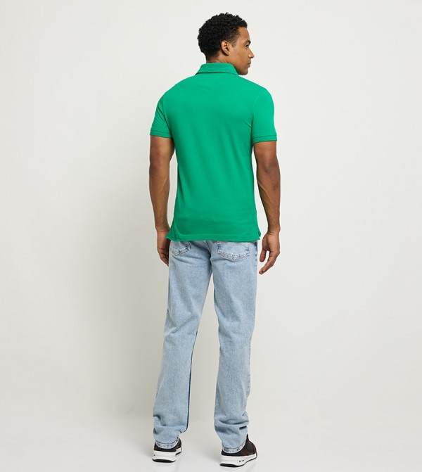 Tommy Hilfiger T-Shirts - Green Polo T-shirts