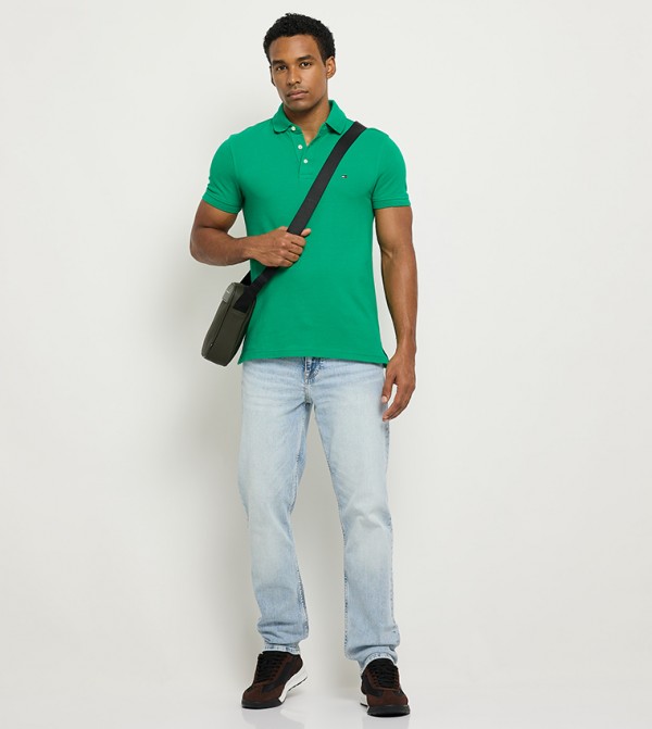 Tommy Hilfiger T-Shirts - Green Polo T-shirts