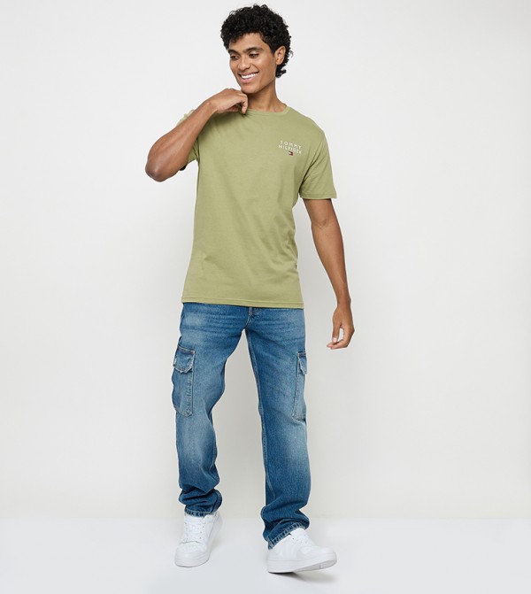 Tommy Hilfiger Tommy Hilfiger - Green Round Neck T-Shirts