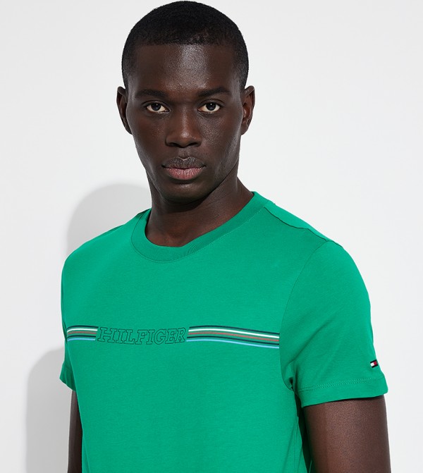 Tommy Hilfiger  - Green Casual T-Shirts