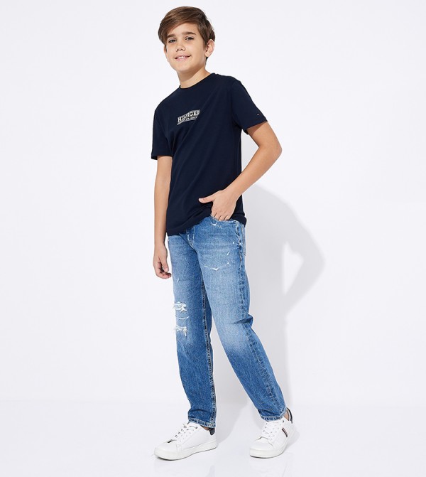 Tommy Hilfiger  Bottomwear - Blue Jeans