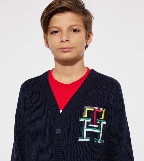 Tommy Hilfiger kids  Winterwear & Outerwear - Navy Cardigan