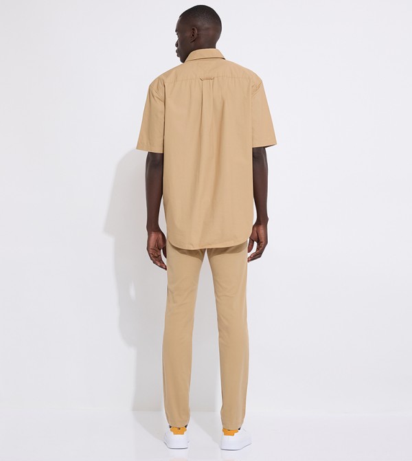 Tommy Hilfiger  Shirts - Khaki Short Sleeves