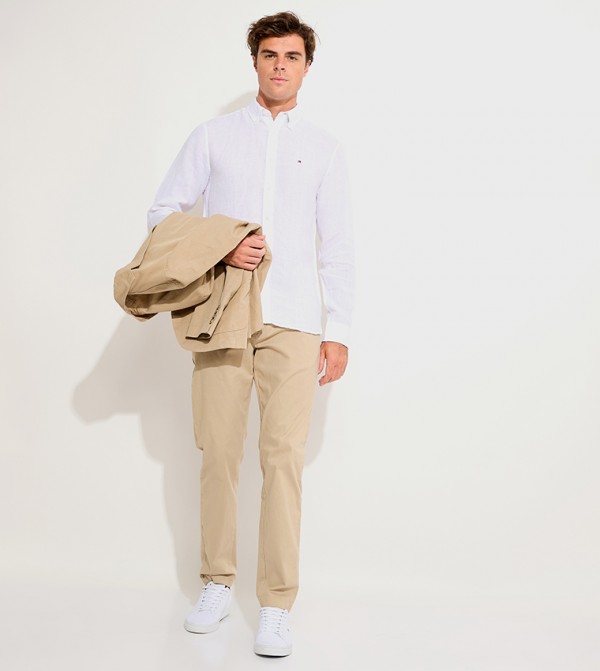 Tommy Hilfiger  Shirts - White Casual Shirts