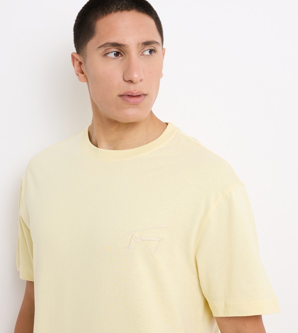 Tommy Hilfiger  - Yellow Casual T-Shirts